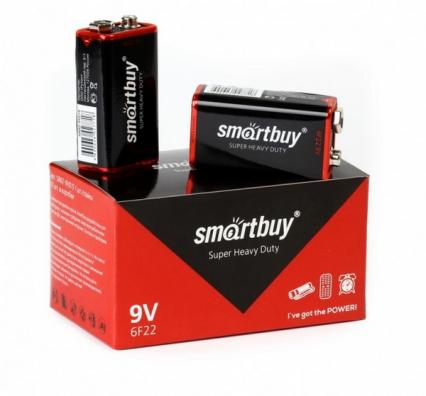 Батарейка крона 6F22 Smartbuy 
