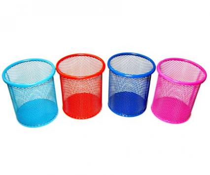 Стакан для канц. прин. мет. кругл. Intelligent цв. асс.