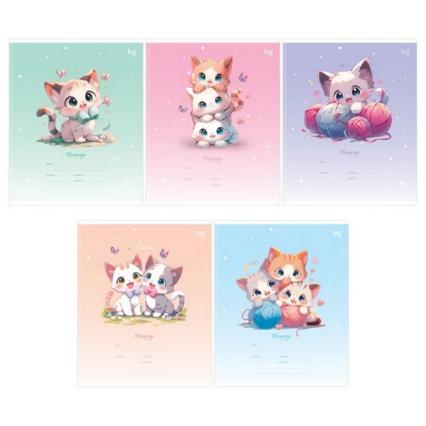 Тетрадь 12 л. кл. БД "Кошачья любовь"