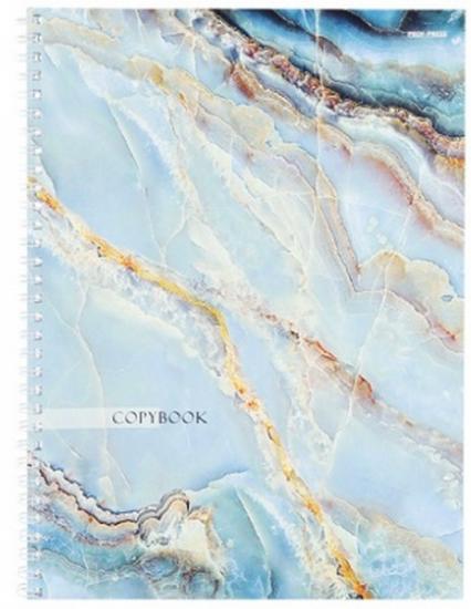 Тетрадь А4 60 л. кл. греб. ПП "Голубой мрамор"