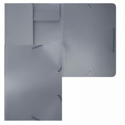Папка на резинках А4 Klerk серая