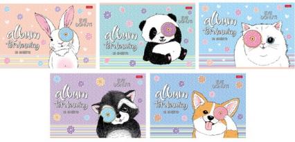 Альбом для рис. А4 12 л. Х "Веселый пончик"