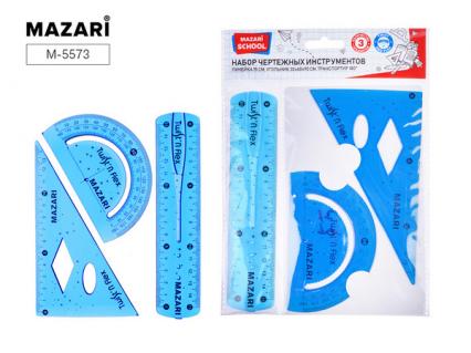 Набор линеек гибких 03 пр. малый Mazari 