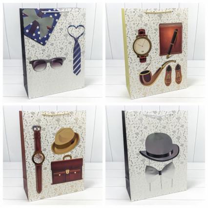 Пакет подар. 33*45 см OMG "Мужской"