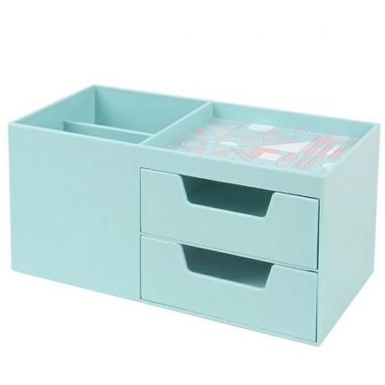 Подставка для канц. прин. Darvish 5 отд. голубая