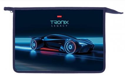 Папка для тетр. А4 1 отд. Х "Авто будущего" на молнии