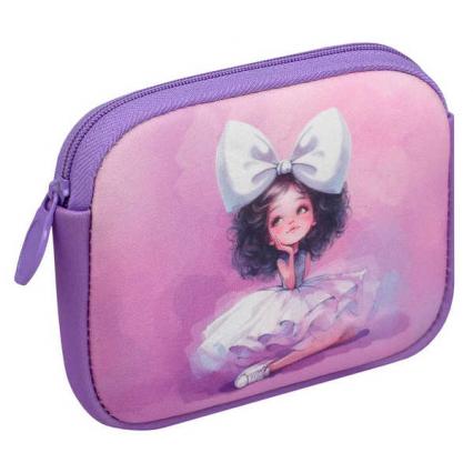 Кошелек детский Ф+ "Балерина с бантом" 12,5*9,5*1,8 см