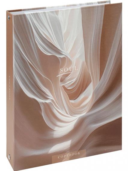 Тетрадь А5 160 л. кл. на кольцах ПП "Пастельный цвет"