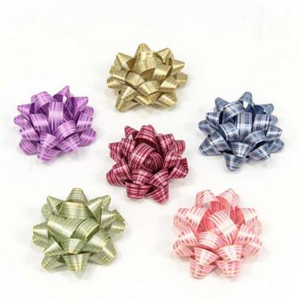 Бант подар. d=6,3 см OMG "Звезда. Граффити" микс