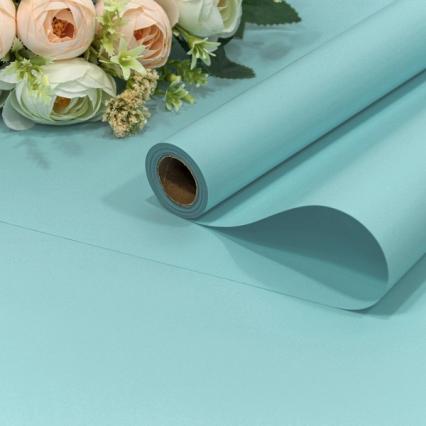 Пленка для упаковки 58 см*10 м голубой