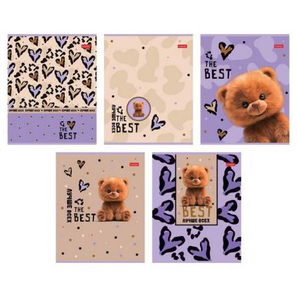 Тетрадь 24 л. кл. Х "Пушистый мишка"