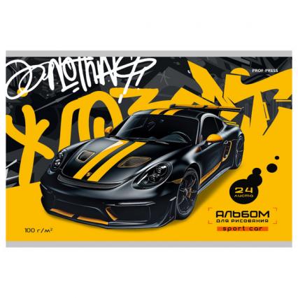Альбом для рис. А5 24 л. ПП "Автомобиль и граффити"