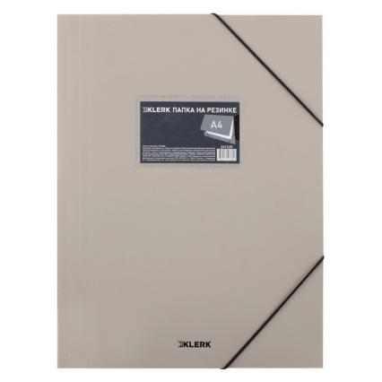 Папка на резинках А4 Klerk "Нюдовый" пыльный бежевый