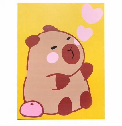 Аппликация помпонами 30*40 см Творческая мастерская "Капибара"