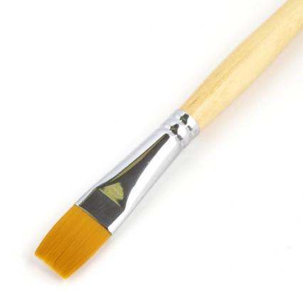 Кисть синтетика плоская № 14 Мастер