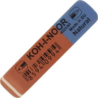 Ластик Koh-I-Noor "Blue Star" 6521/60 скош., красно-син. 