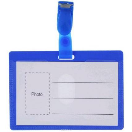 Бейдж гориз. 90*60 мм Centrum на зажиме