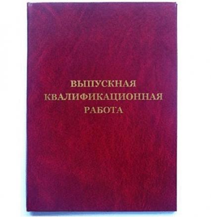 Папка "Выпускная квалификационная работа" без бумаги 