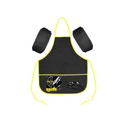 Накидка для труда с нарук. Кокос "Гонки" 44*52 см, карм.