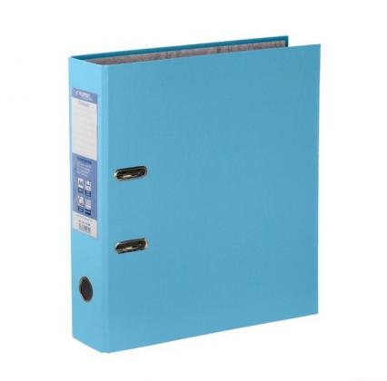 Регистратор А4 75 мм Expert Complete "Классика" бумвинил, с торц. карманом, голубой