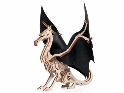 Конструктор дер. Lemmo "Дракон" клей, 25 дет., п/п