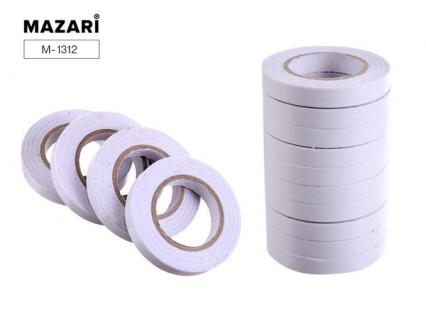 Скотч двухсторонний 10 мм*10 м Mazari на полипропиленовой основе 