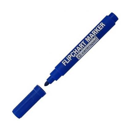 Маркер на водной основе Centropen 2,5 мм син., кругл.