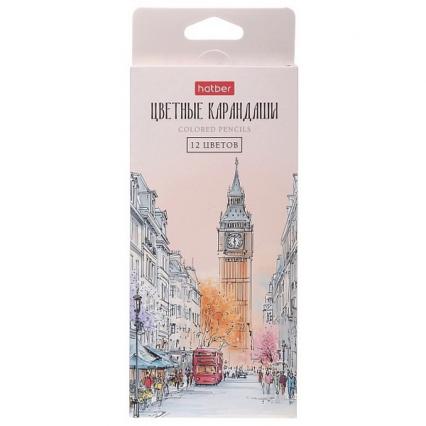 Карандаши 12 цв. Х "Яркий цвет" мягкие, трехгр.