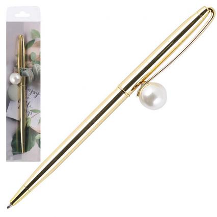 Ручка поворот. в картонном футл. Fiorenzo со стразом, синяя