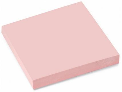 Бум. с клеев. кр. 76*76 мм пастель розовый Mazari 100 л.