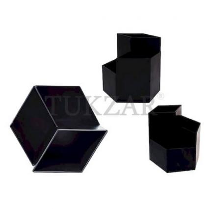 Подставка для канц. прин. Tukzar "Шестиугольник" черн.