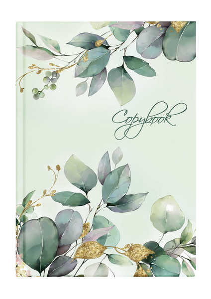 Тетрадь А4 тв. обл. 96 л. кл. Ф+ "Зелень"