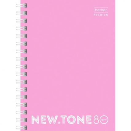 Записная кн. А6 80 л. греб. Х Ньютон "Пастель. Пион"