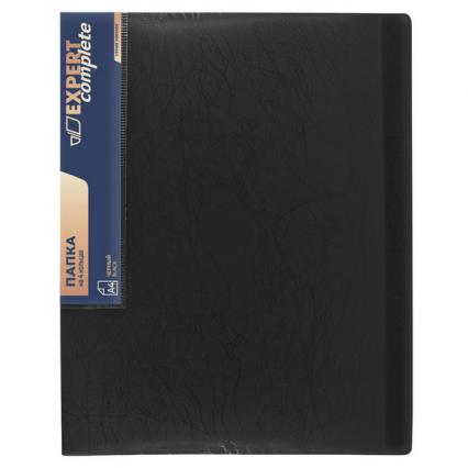 Папка А4 на 4 кольц. 25 мм Expert Complete "Премьер" 700 мкм, черн.