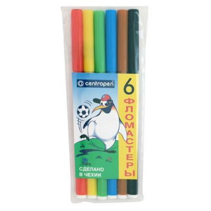 Фломастеры 06 цв. Centropen вент. колп.