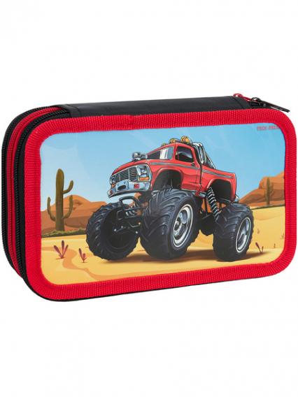 Пенал 3 отд. ПП "Джип в пустыне" 19*11,5 см