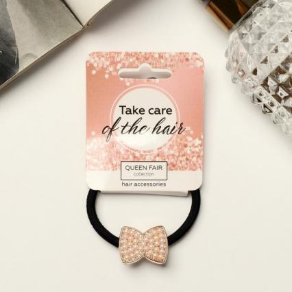 Резинка для волос Queen fair "Алдона" бусины бантик 