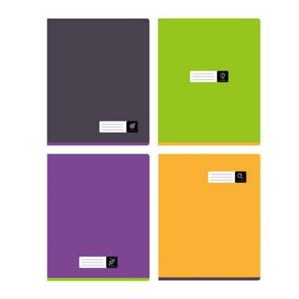 Тетрадь 80 л. кл. БД "Монохром. Простой цвет"