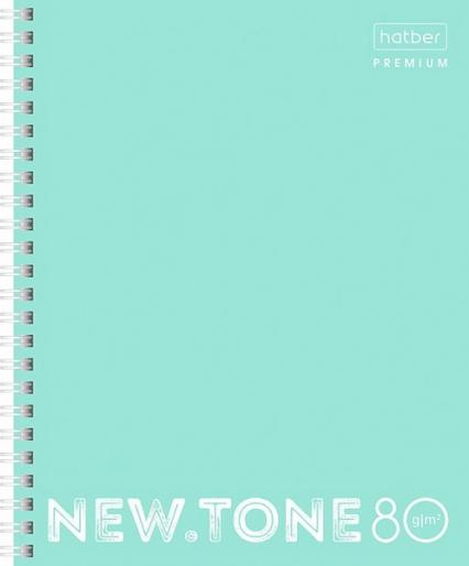 Тетрадь 80 л. кл. греб. Х Ньютон "Пастель. Мята"