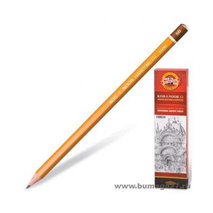 Карандаш дер. без ласт. Koh-I-Noor 1500/5В