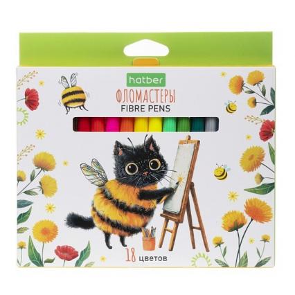 Фломастеры 18 цв. Х "ЖЖ-Мяу"
