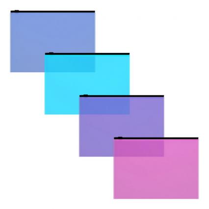 Папка на молнии С6 ЕК "Апельсин. Сияние" асс.