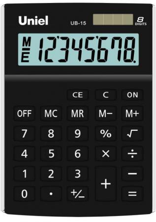 Калькулятор настол. UNIEL UB-15К, 8 разр. 145*105*34 мм