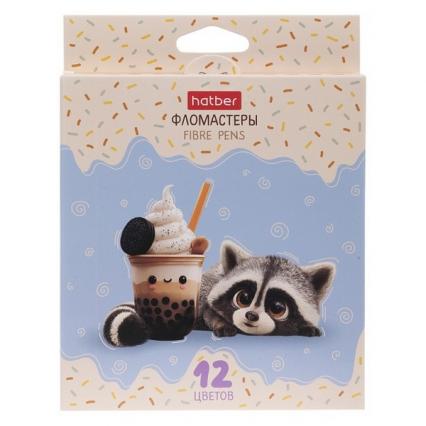 Фломастеры 12 цв. Х "Вот енот" вент. колп., к/к