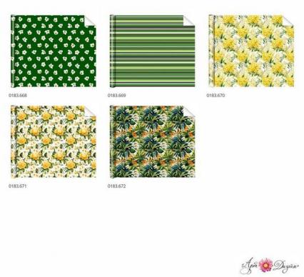 Бумага упаков. 67*99 см "Ассорти" 