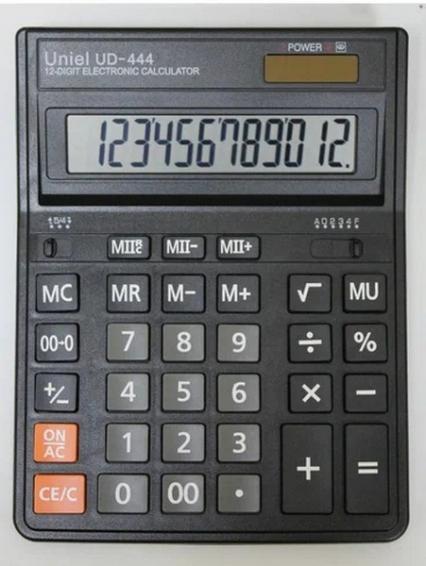 Калькулятор настол. UNIEL UD-444, 12 разр. 