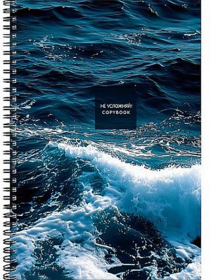 Тетрадь А4 96 л. кл. греб. ПП "Красота моря"