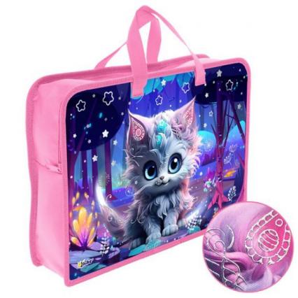 Папка с ручками А4 Ковров "Котики фентэзи" 