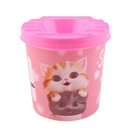 Стакан-непроливайка 1 отд. Кокос "Милые котята"
