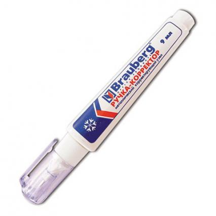 Корр.-ручка 09 мл Brauberg